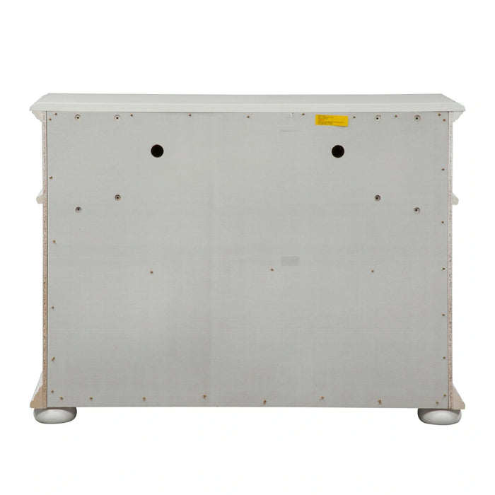 Summer House Media Chest in Oyster White image
