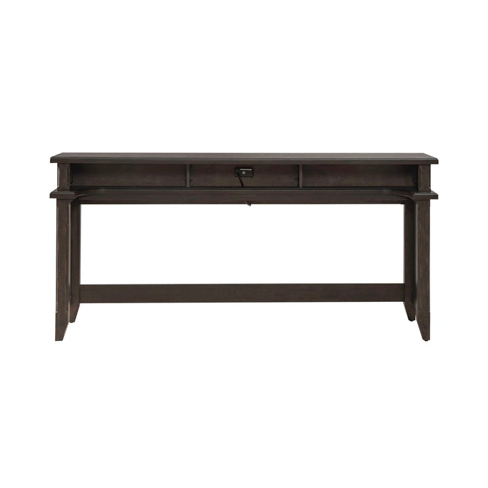 Paradise Valley Console Bar Table in Saddle Brown image