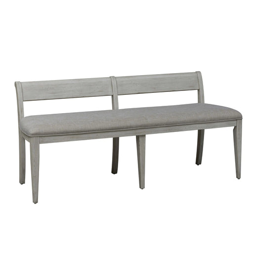 Farmhouse Reimagined Upholstered Bench (RTA) in Antique White image