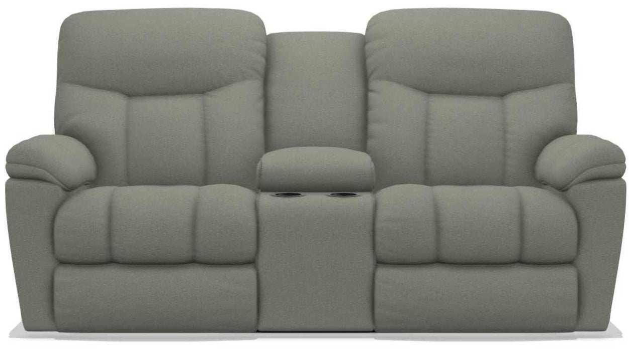La-Z-Boy Morrison Fossil Power Reclining Loveseat with Console