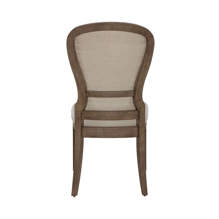 Americana Farmhouse Uph Tufted Back Side Chair image