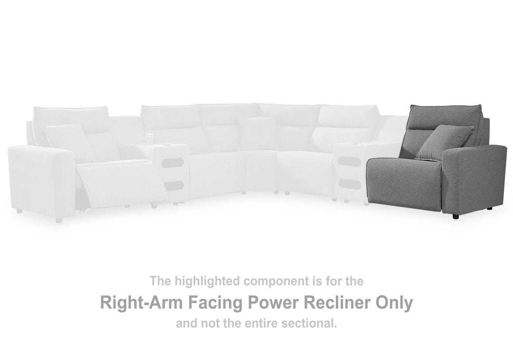 Modmax II Power Reclining Sectional with Audio Consoles