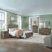 Hickory Grove California Panel Bed, Dresser & Mirror, Chest, Night Stand image