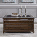 Arden Road Square Collector Cocktail Table in Satin Cherry image