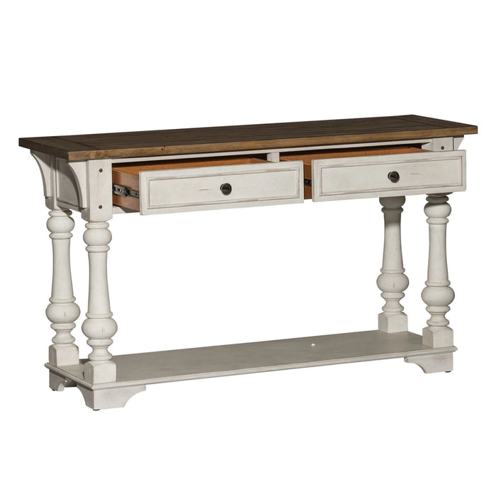Morgan Creek Sofa Table in Antique White image