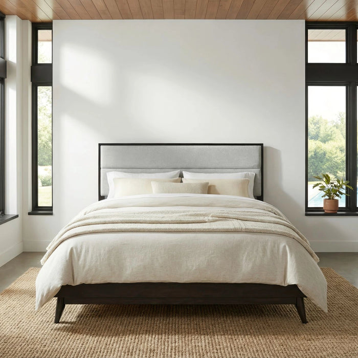 Century Modern Uph Platform Bed image
