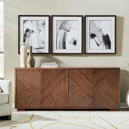 Easton 82 Inch TV Console in Coffee Bean image