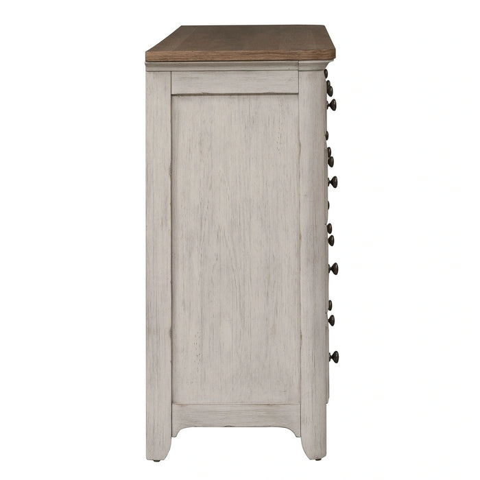 Farmhouse Reimagined Drawer Dresser in Antique White image