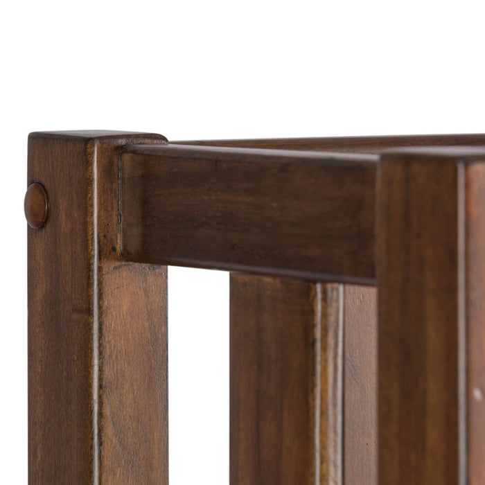 Arlington House Open Bookcase in Cobblestone Brown image