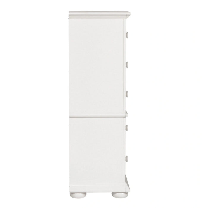 Summer House 5 Drawer Chest in Oyster White image