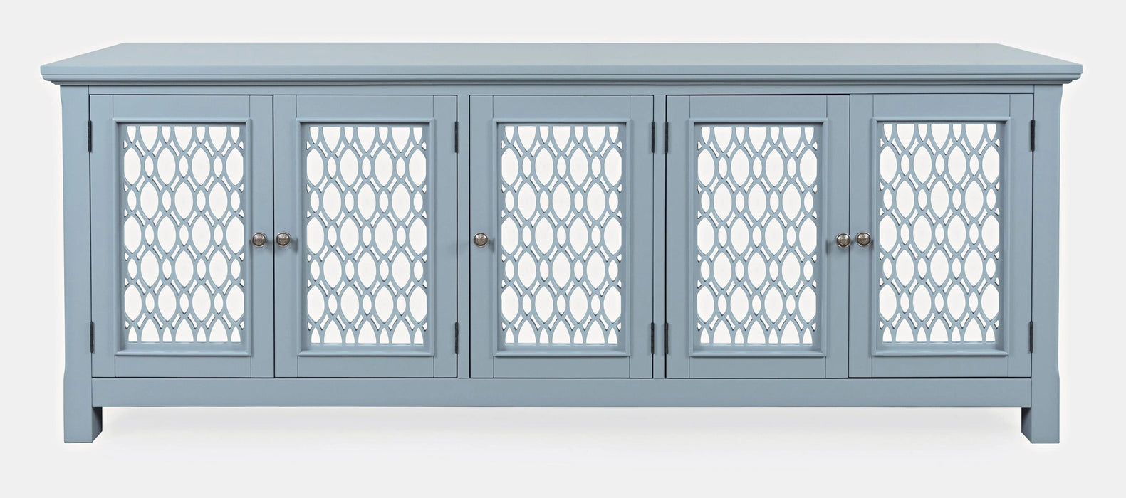 Isabella 86 inch Mirrored Accent Cabinet