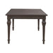 Paradise Valley Rectangular Leg Table in Saddle Brown image