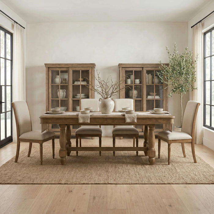 Homestead Haven Opt 5 Piece Trestle Table Set image