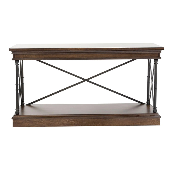 Tribeca Rectangular Sofa Table in Cordovian Brown image