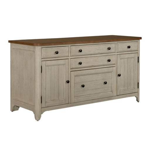 Farmhouse Reimagined Door Credenza in Antique White image