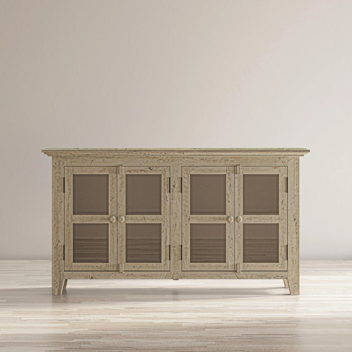 Rustic Shores 4 Door Low Cabinet
