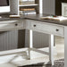 Allyson Park Right Turn Writing Desk in Wirebrushed White image