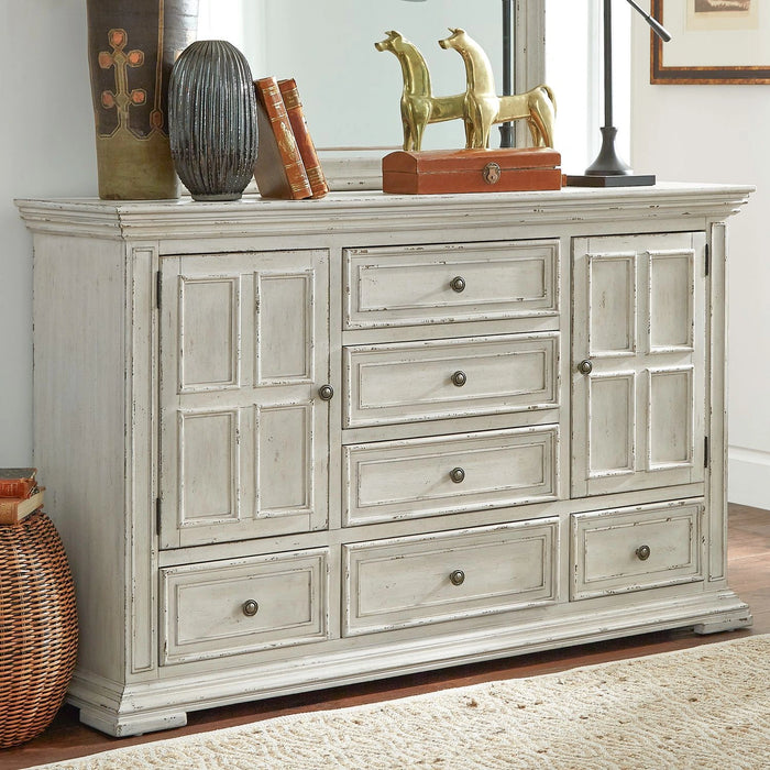 Big Valley 2 Door 6 Drawer Dresser image