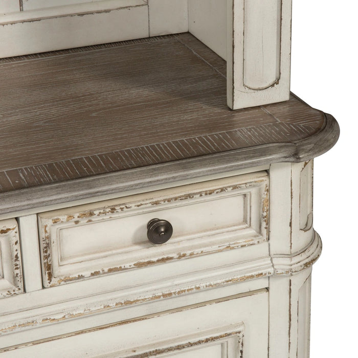 Magnolia Manor 3 Piece Desk & Hutch Set image