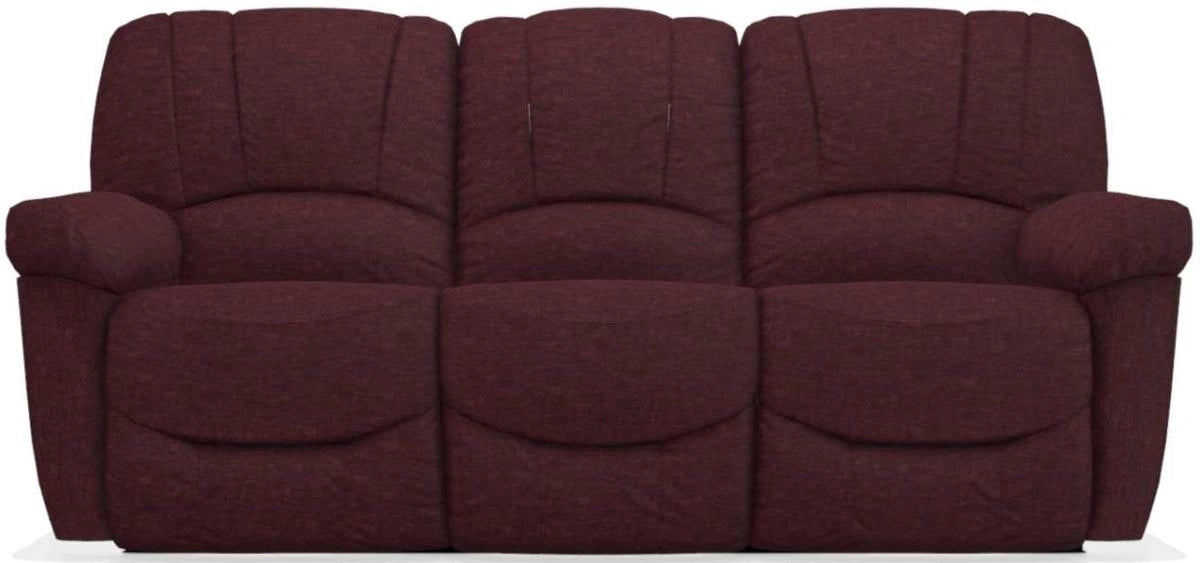 La-Z-Boy Hayes Burgundy La-Z-Time Power-Reclineï¿½ Full Reclining Sofa with Power Headrest