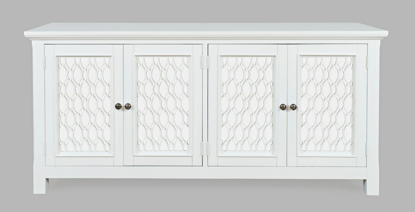 Isabella 69 inch Mirrored Accent Cabinet