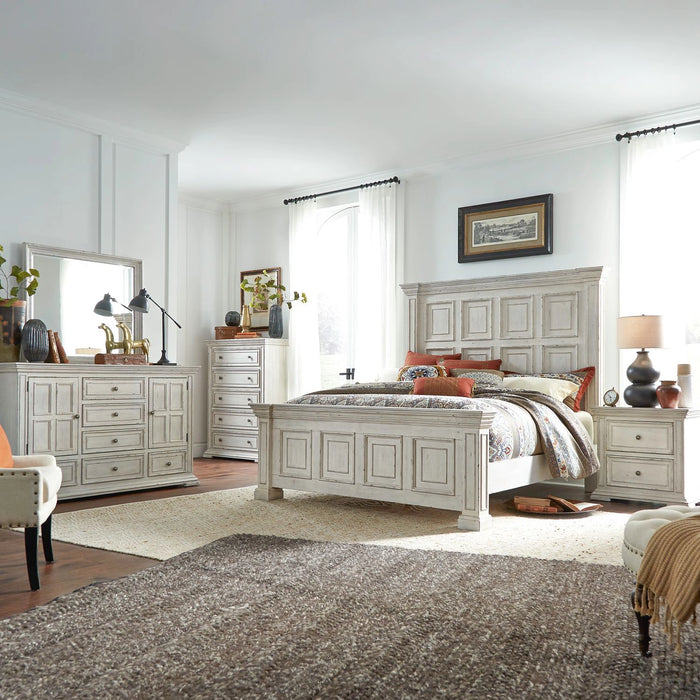 Big Valley King California Panel Bed, Dresser & Mirror, Chest, Night Stand image