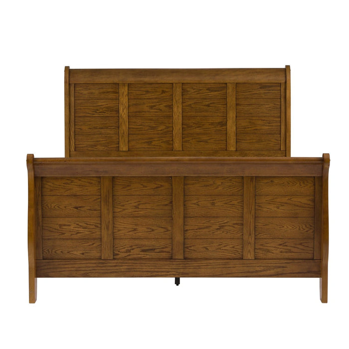 Grandpas Cabin Sleigh Bed, Dresser & Mirror, Chest image