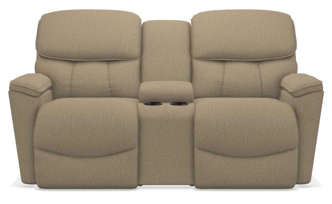 La-Z-Boy Kipling Driftwood Power Reclining Loveseat With Headrest and Console