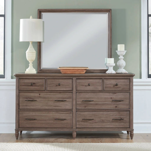 Hickory Grove Dresser & Mirror image