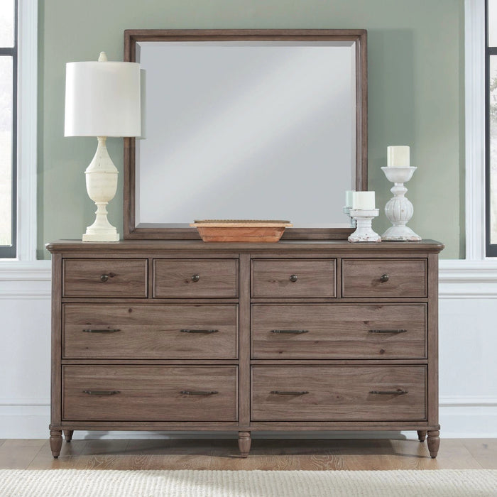 Hickory Grove Dresser & Mirror image