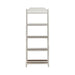 Magnolia Manor Leaning Pier Bookcase in Antique White & Weathered Bark image
