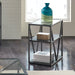 Arista Chair Side Table in Cobblestone Brown image