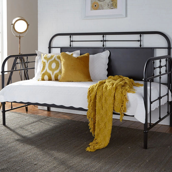 Vintage Series Twin Metal Bed in Black image