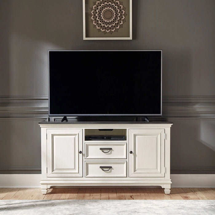 Allyson Park 56 Inch TV Console in Wirebrushed White image