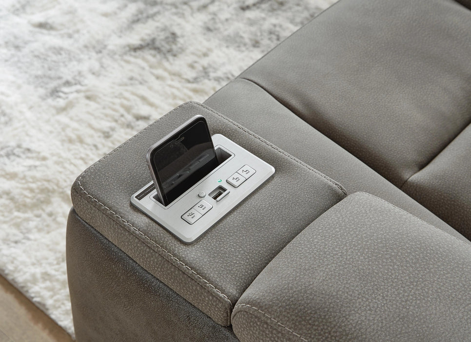 Next-Gen DuraPella Power Reclining Loveseat with Console