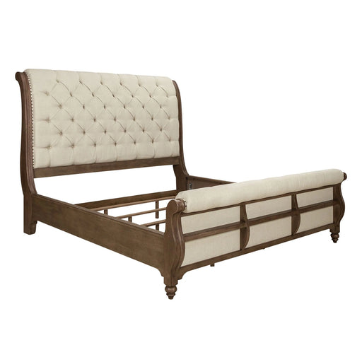 Americana Farmhouse King California Sleigh Bed image