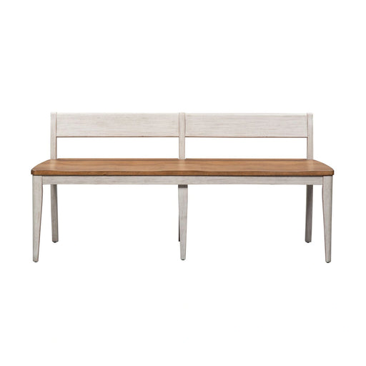 Farmhouse Reimagined Bench (RTA) in Antique White image