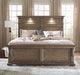 Liberty Furniture Carlisle Court Queen Panel Bed in Chestnut with Dusty Wax image