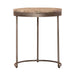 Eclipse Nesting Tables in Greystone Marble Top w/ Pewter Metal image