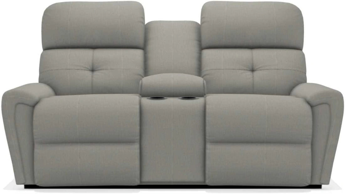 La-Z-Boy Douglas Pumice La-Z-Time Power-Reclineï¿½ Reclining Loveseat With Power Headrest and Console
