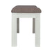 Brook Bay Uph Dining Bench in Textured White image