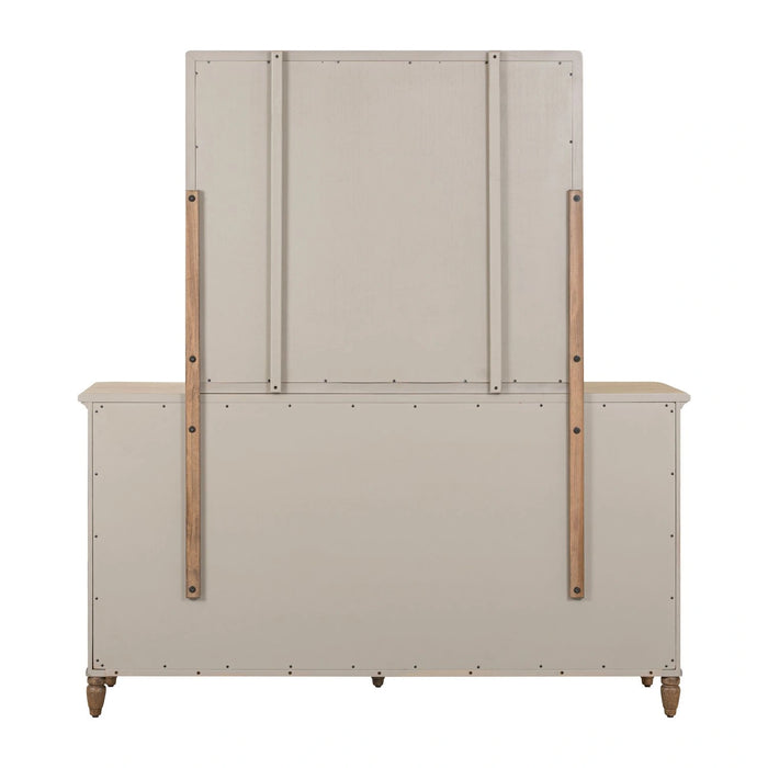Hickory Grove Dresser & Mirror image