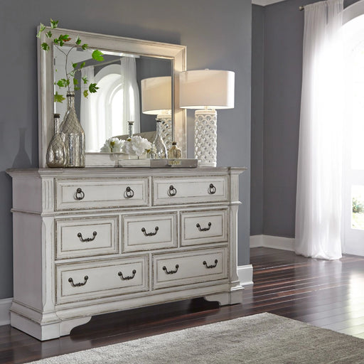 Abbey Park King California Sleigh Bed, Dresser & Mirror, Chest, Night Stand image