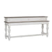 Magnolia Manor Console Bar Table in Antique White image