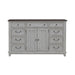 River Place 9 Drawer Dresser in Riverstone White and Tobacco image
