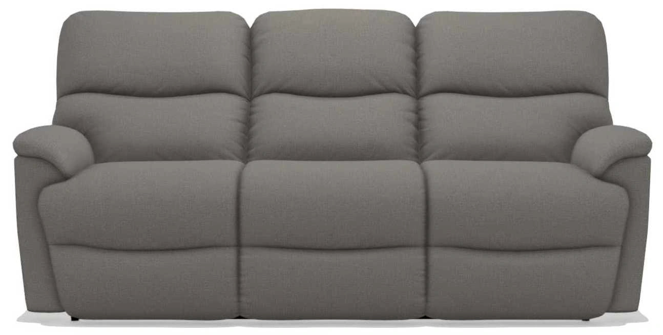 La-Z-Boy Trouper Flannel Power Reclining Sofa w/ Headrest
