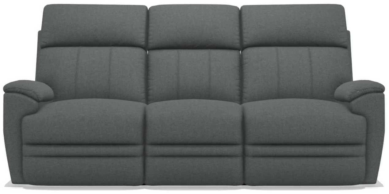 La-Z-Boy Talladega Grey Power Reclining Sofa w/ Headrest
