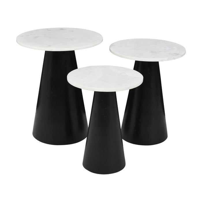 Nolan Marble Bunching Tables