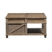 Parkland Falls Square Lift Top Cocktail Table in Weathered Taupe image