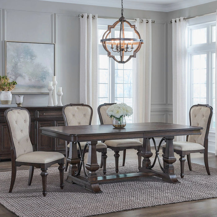 Provence Park Opt 5 Piece Trestle Table Set image